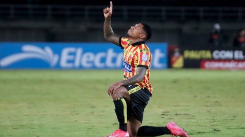 Jhon Largacha anotó un golazo ante Once Caldas