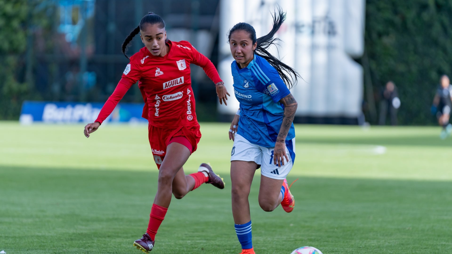 Millonarios y América se enfrentaron en la Liga Femenina