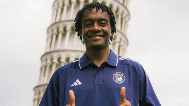 Juan Guillermo Cuadrado fue presentado en Pisa de Italia - @cuadrado