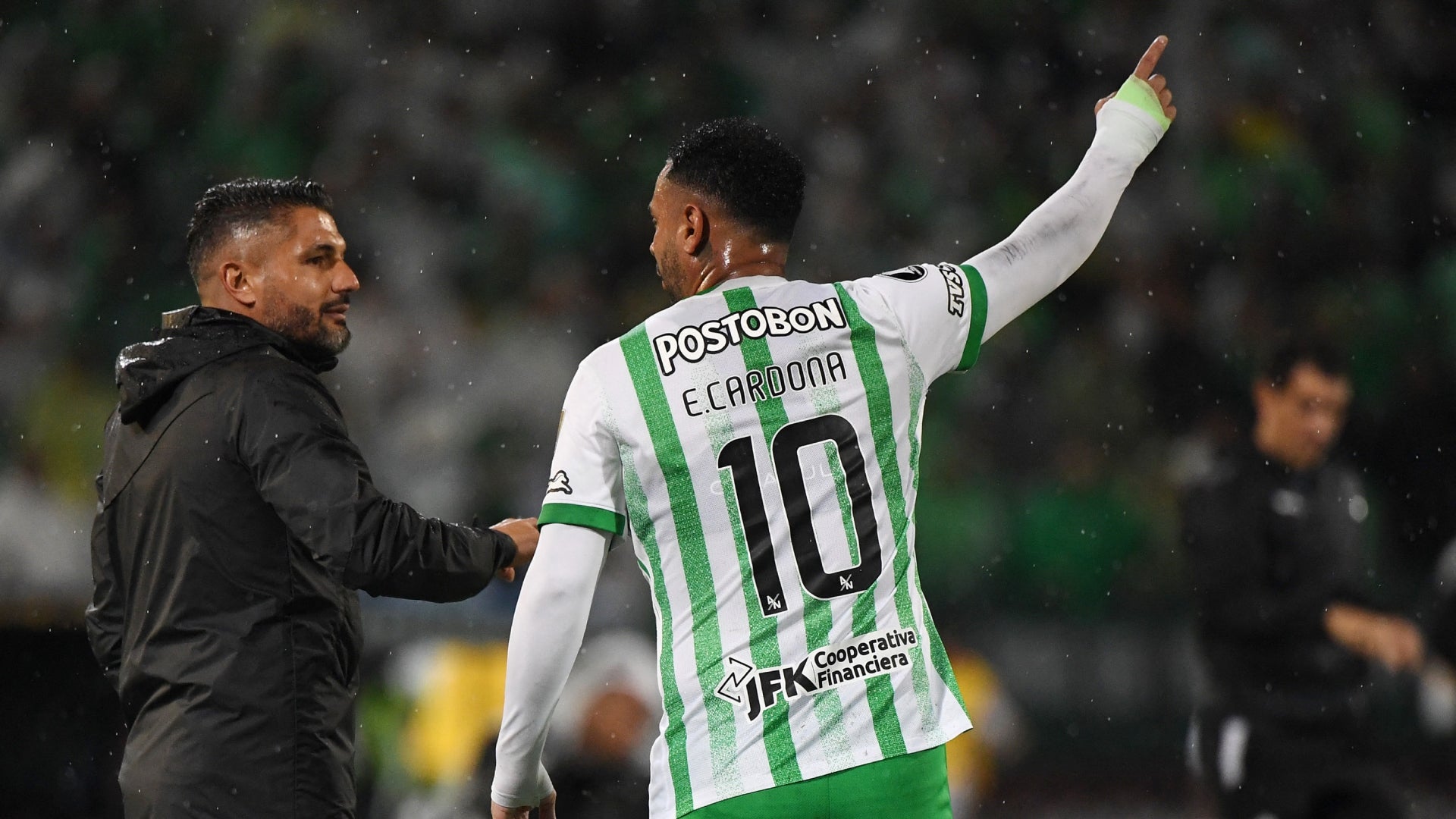 Gandolfi y Cardona con Nacional en Libertadores - AFP