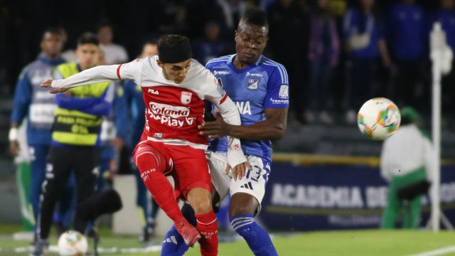 Santa Fe recibirá a Millonarios por la Liga y la Liga Femenina - AFP