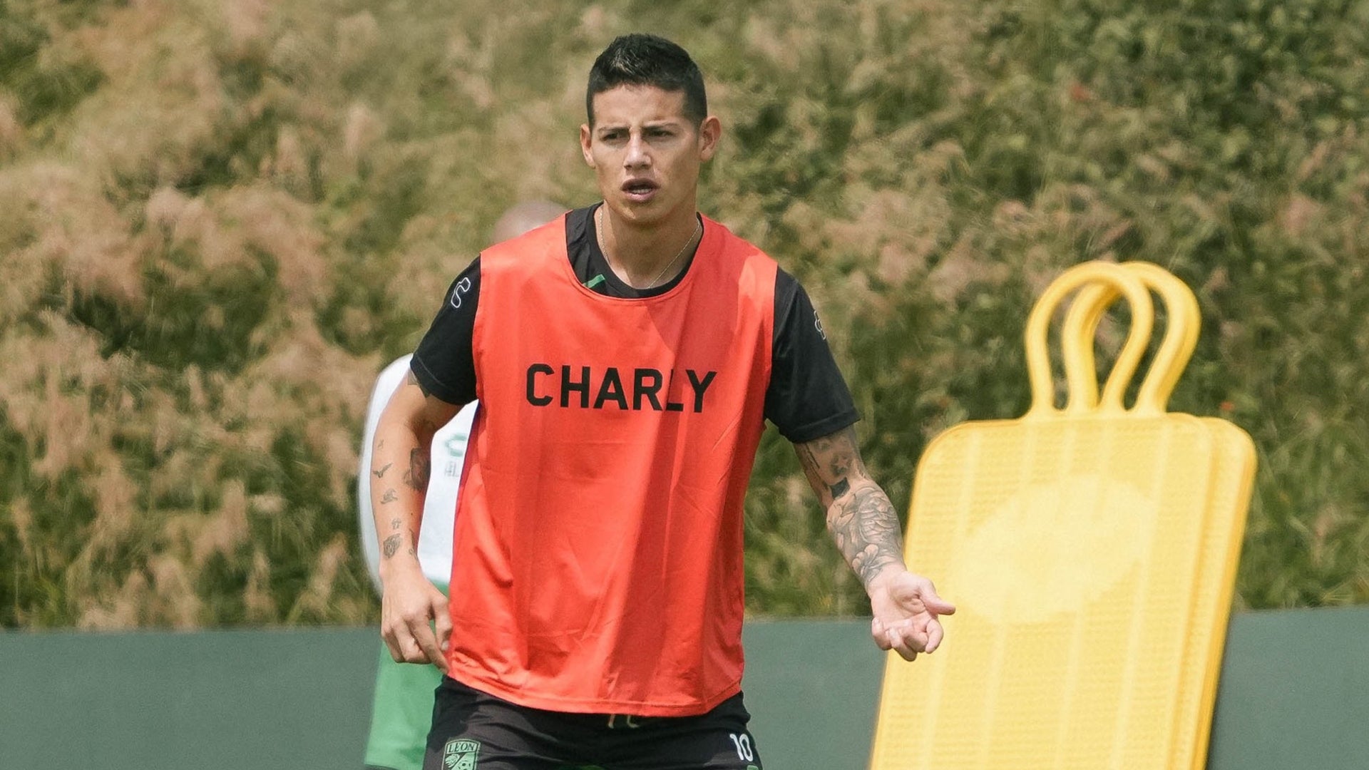 James Rodríguez en entrenamiento de Club León - @clubleonfc James Rodríguez en entrenamiento de Club León - @clubleonfc