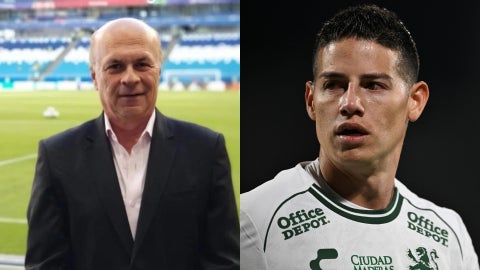 Carlos Antonio Vélez habló sobre la renovación de James con León