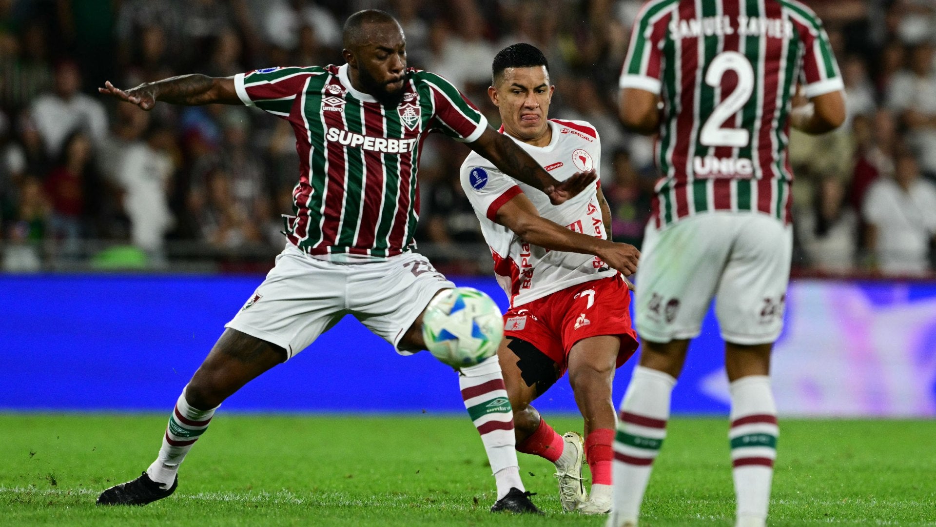 América de Cali tuvo una gran opción ante Fluminense