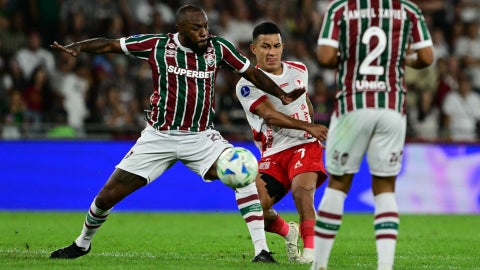 América de Cali tuvo una gran opción ante Fluminense