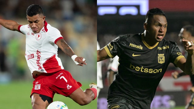 Cristian Barrios y Alfredo Morelos _ AFP