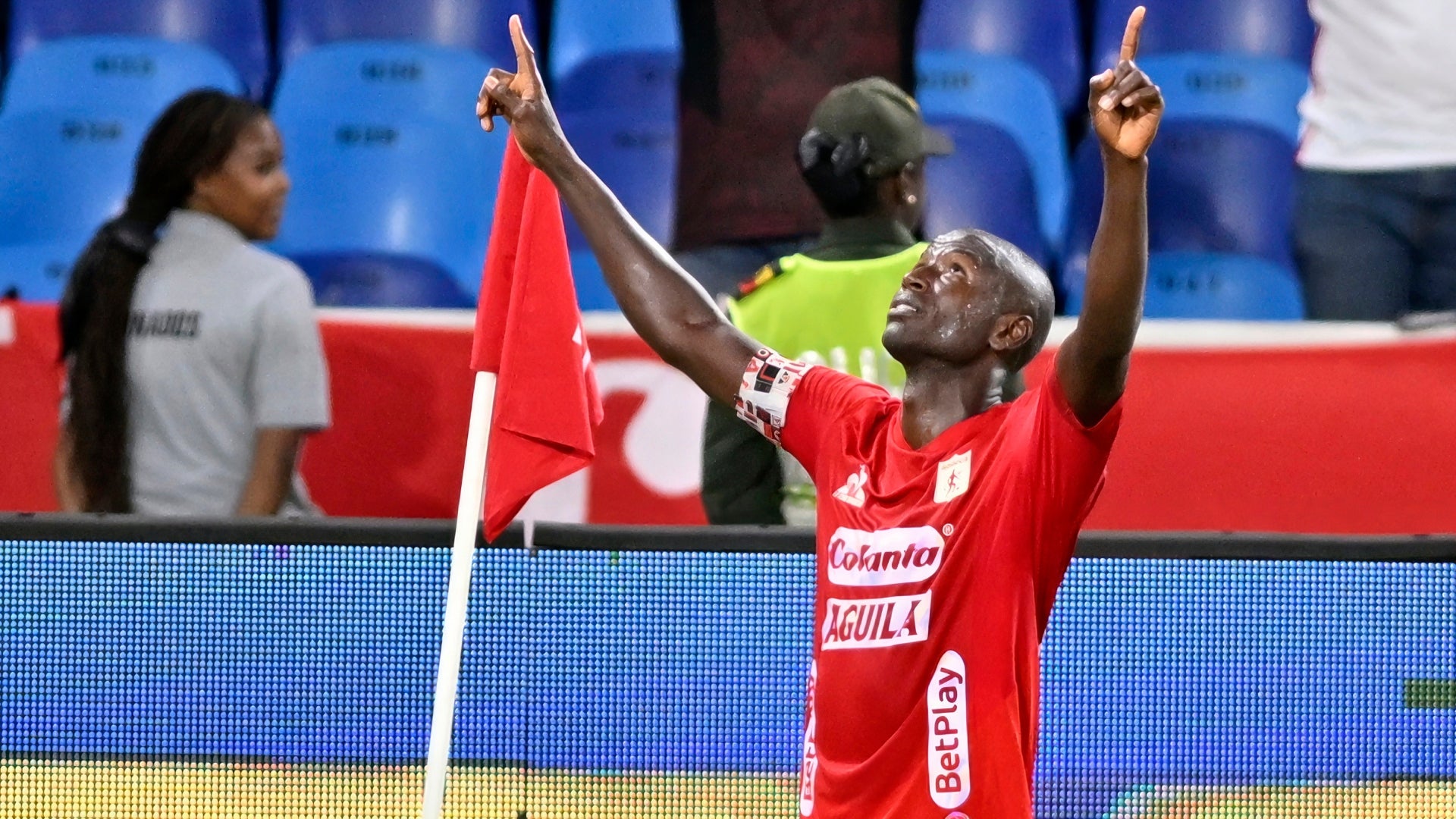 Adrián Ramos estuvo presente en el América vs. Santa Fe