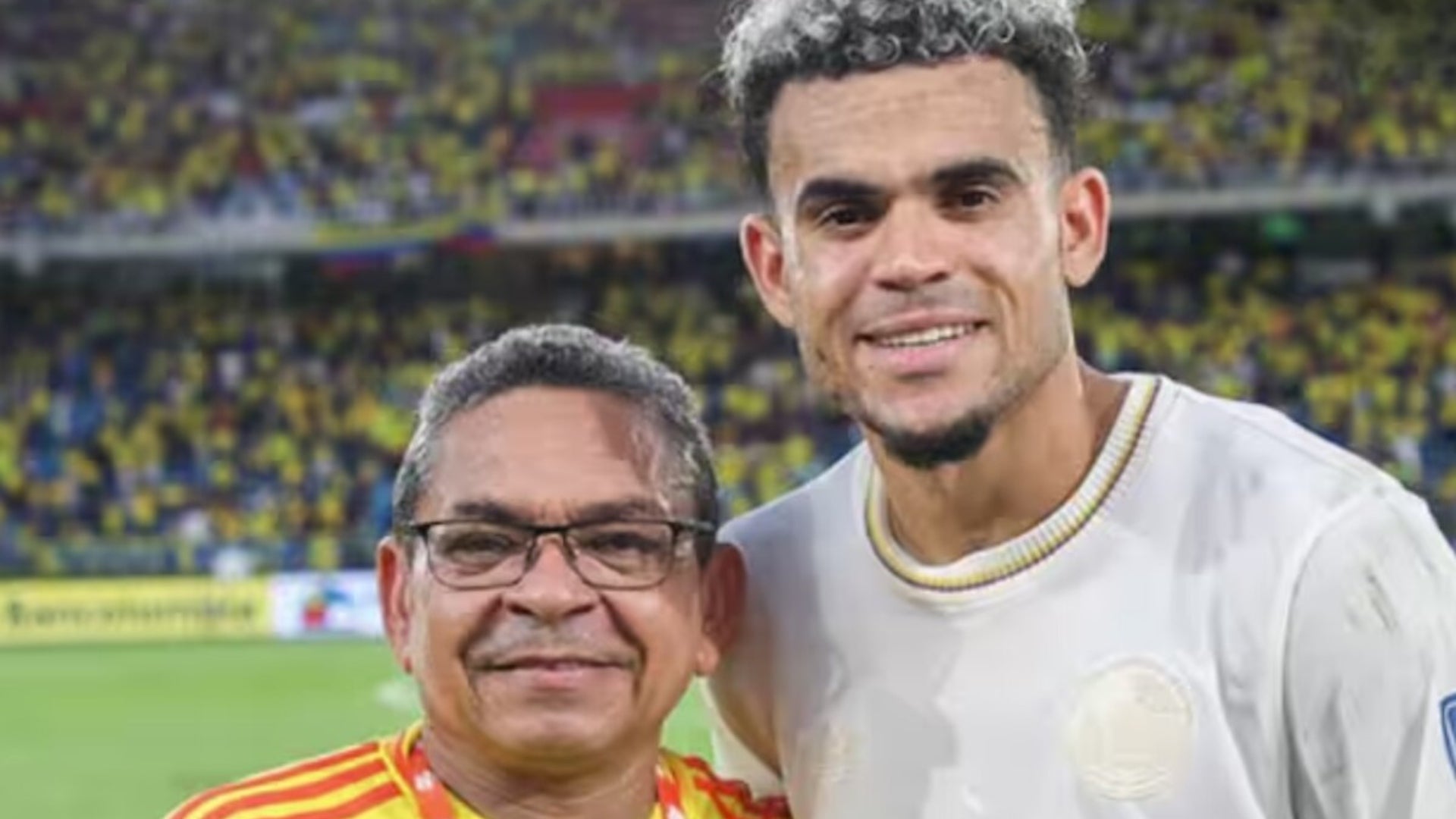 Luis Diaz y su papa Mane Díaz - FCF