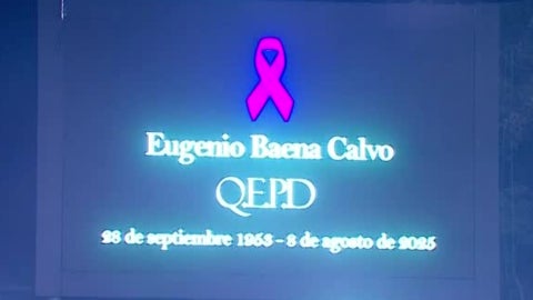 Homenaje a Eugenio Baena Calvo en Cartagena vs Millonarios - Win Sports