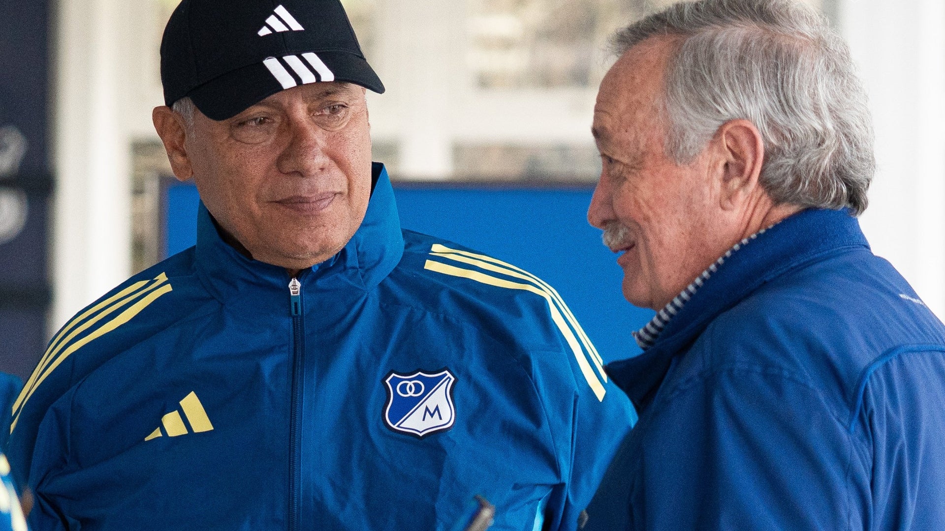 Hernán Torres y Gustavo Serpa, técnico y presidente de Millonarios - @MillosFCoficial