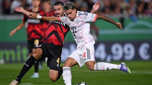 Bayern Múnich clasificó, pero Luis Díaz sufrió para marcar gol - AFP