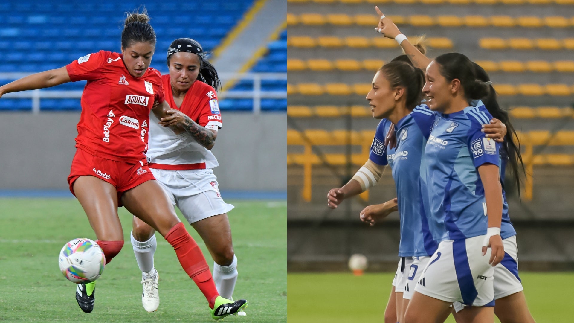 Cuentas de America, Santa Fe y Millonarios para ir a semis - VizzorImage