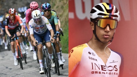 Harold Tejada y Egan Bernal, protagonistas de la vuelta a españa - AFP