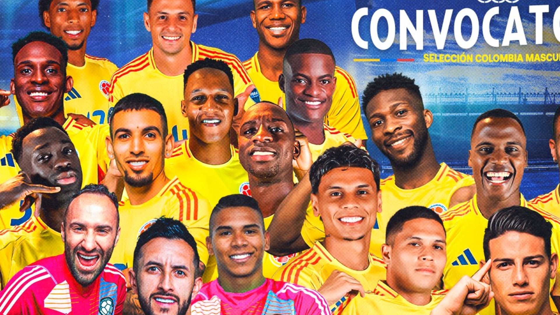 Convocados por selección Colombia - FCF