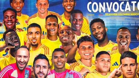 Convocados por selección Colombia - FCF