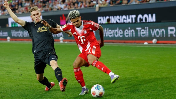 Luis Díaz se perdió un gol increíble con Bayern Múnich