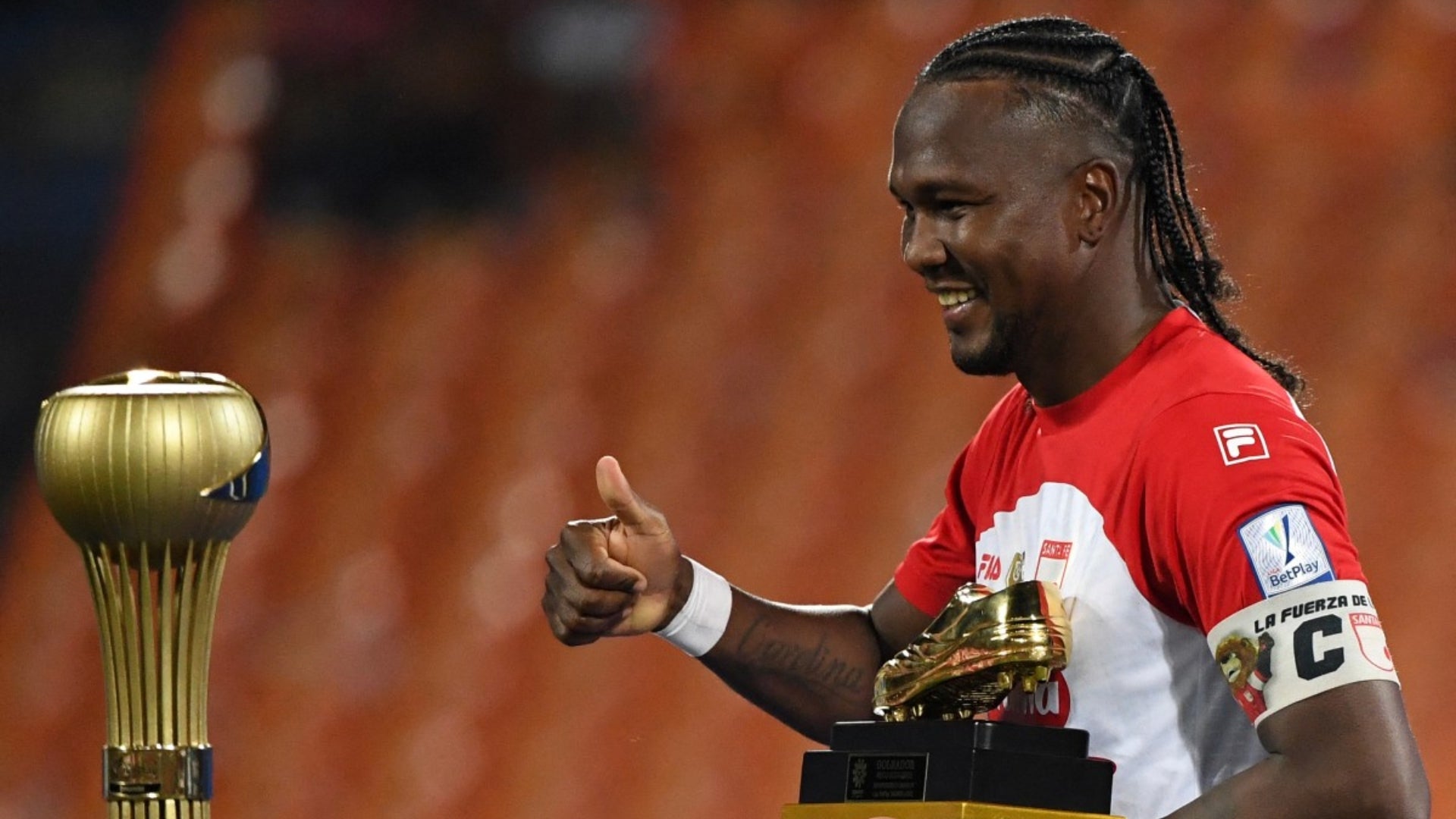 Hugo Rodallega es novedad en Santa Fe - AFP