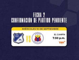 Millonarios vs. Deportivo Pasto
