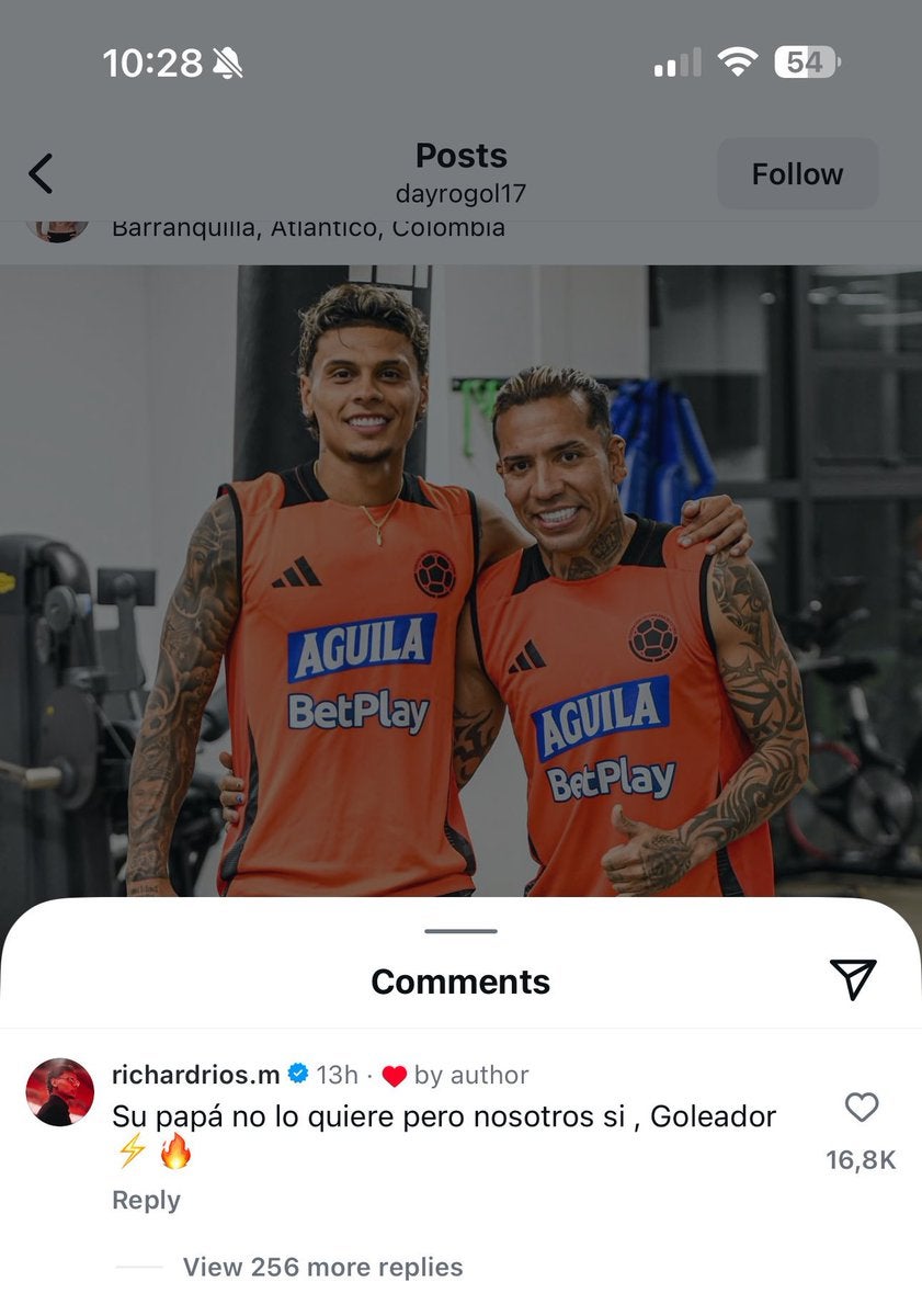 richard ríos y dayro moreno