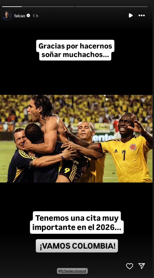 Falcao mandó un mensaje a la selección Colombia
