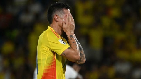 James Rodriguez en Colombia vs Bolivia - AFP