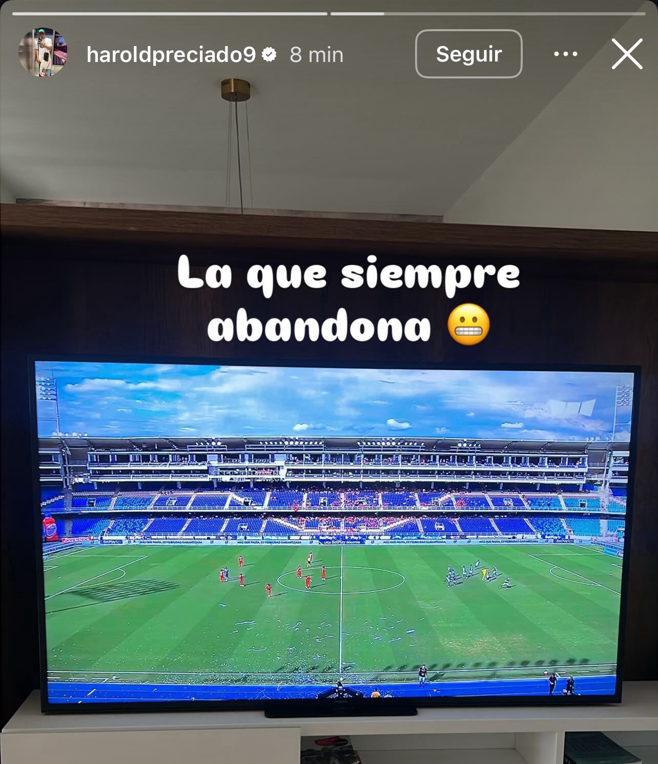 Harold Preciado se burló de la hinchada de América