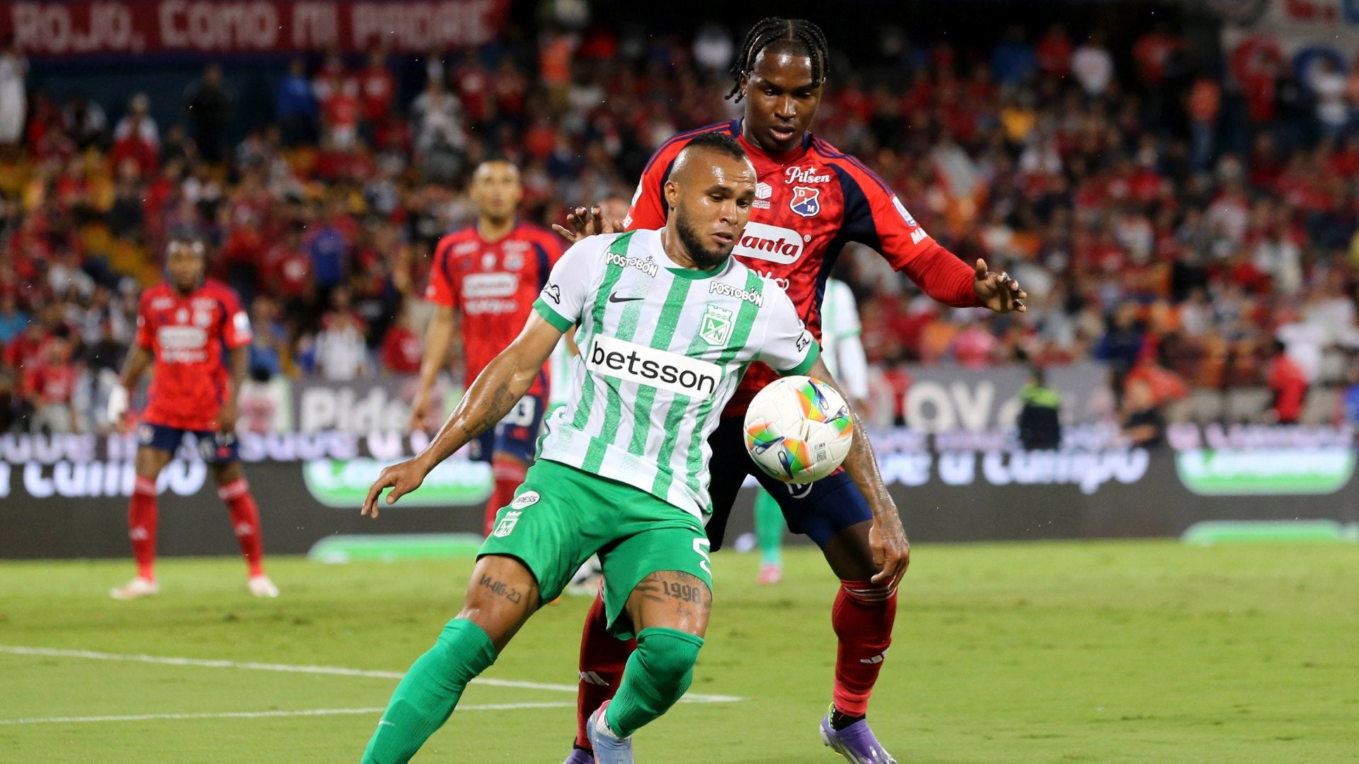 Medellín y Nacional empataron en un clásico lleno de emociones