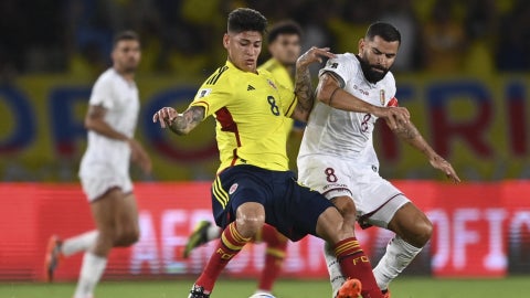 Colombia visita a Venezuela por la fecha 18 - AFP