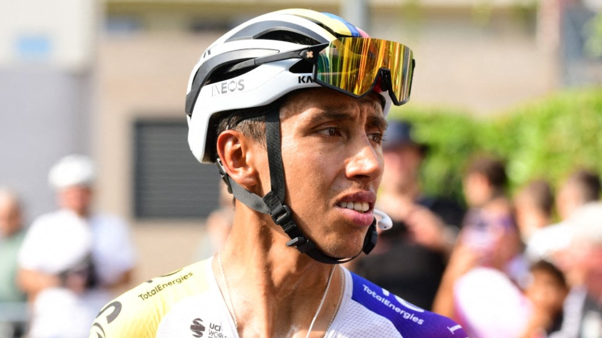 Egan Bernal, ganador de la etapa 16 en La Vuelta - AFP Egan Bernal, ganador de la etapa 16 en La Vuelta - AFP