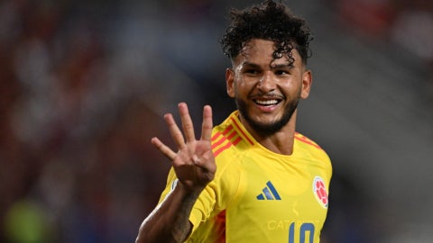 Luis Javier Suarez marco la historia en la seleccion Colombia - AFP