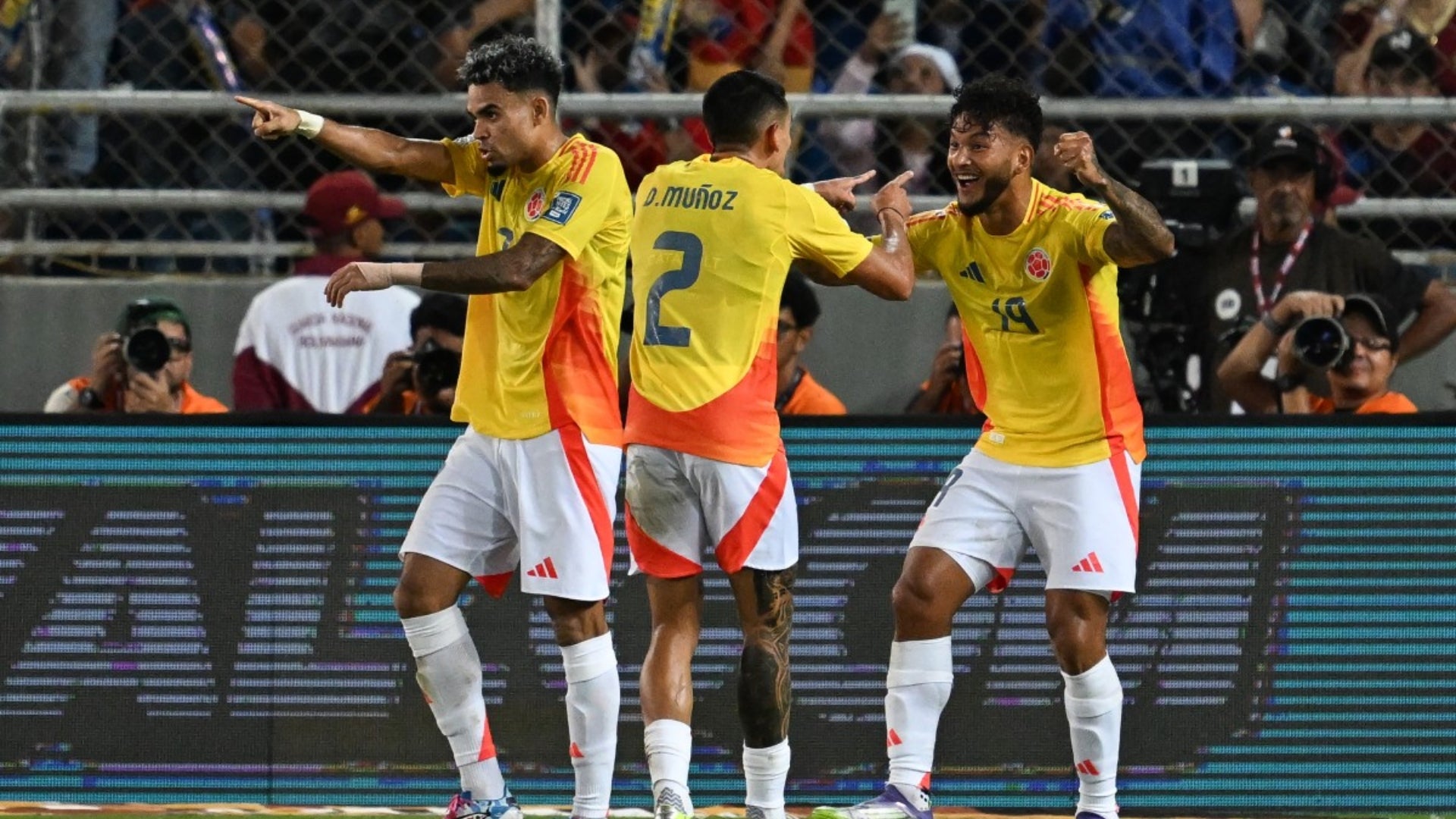 Ranking estadístico de jugadores de Colombia vs. Venezuela - AFP Ranking estadístico de jugadores de Colombia vs. Venezuela - AFP
