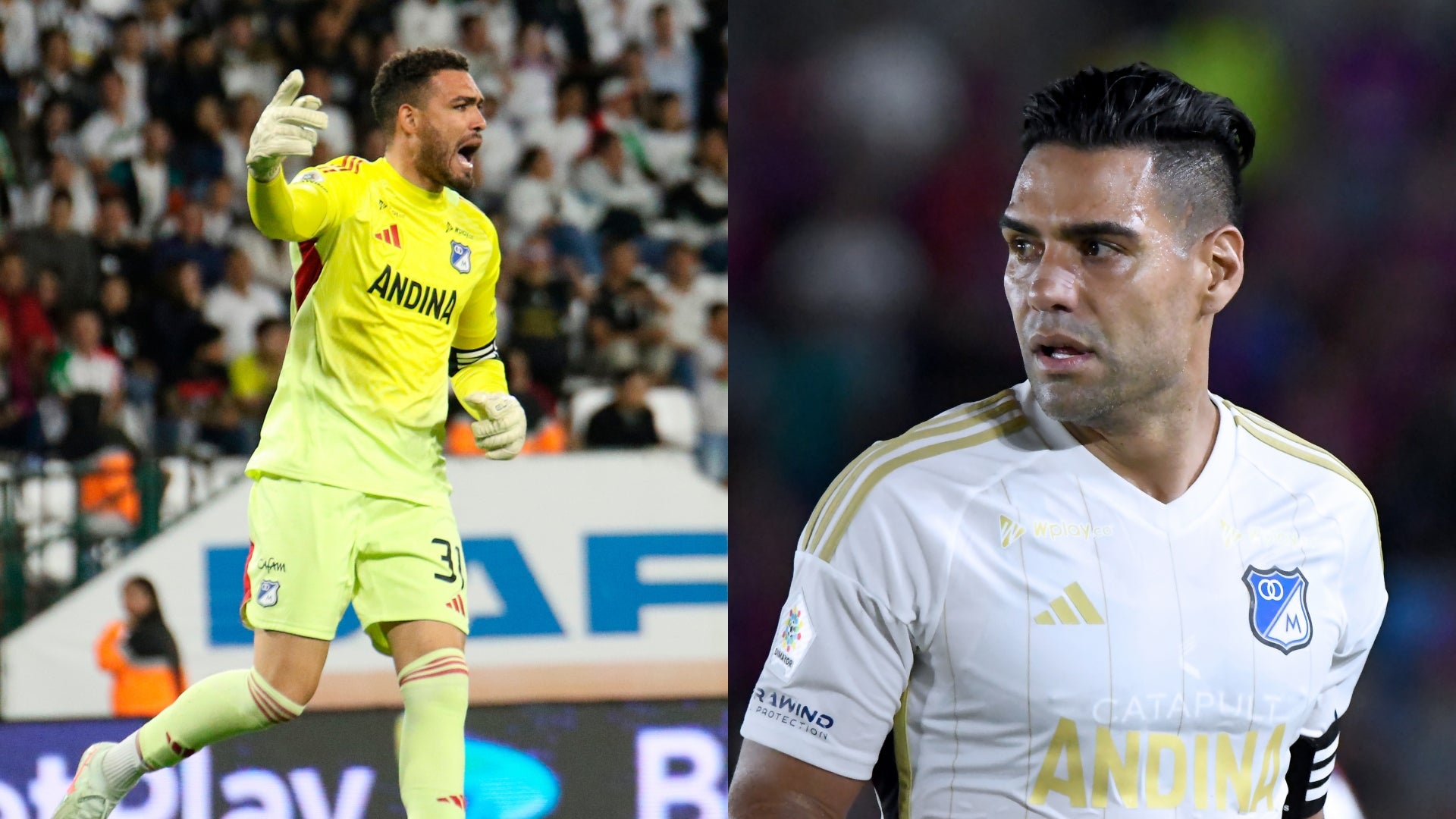 Álvaro Montero y Falcao ilusionan a los hinchas de Millonarios