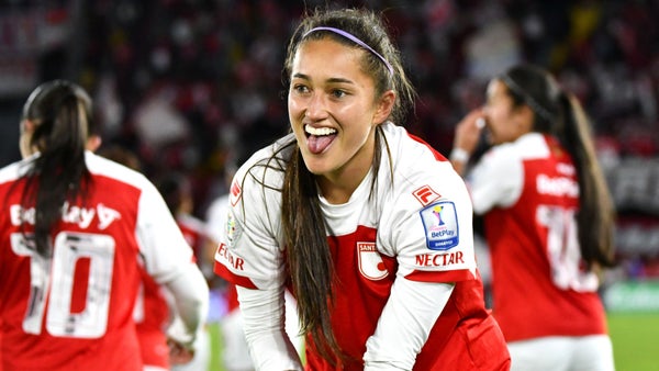 Santa Fe golpea primero tras vencer a Cali en la final ida de la Liga Femenina