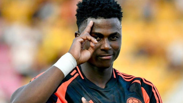 Néiser Villarreal con la selección Colombia