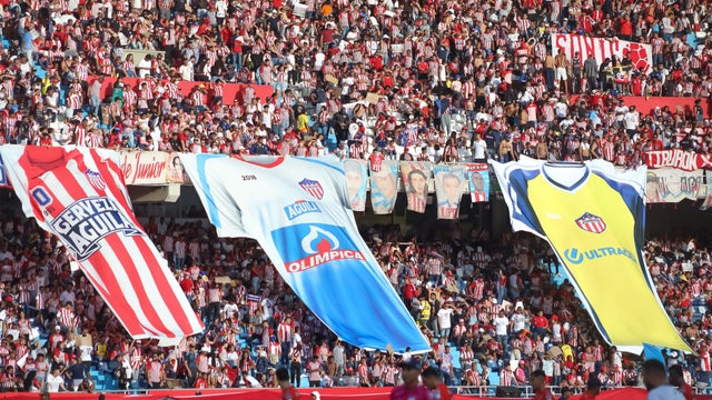 Hinchada de Junior de Barranquilla