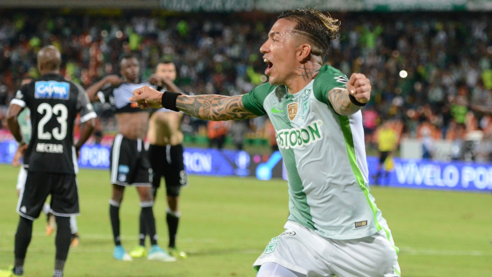 Dayro Moreno le dio el último triunfo a Nacional sobre Millonarios en Medellín - VizzorImage