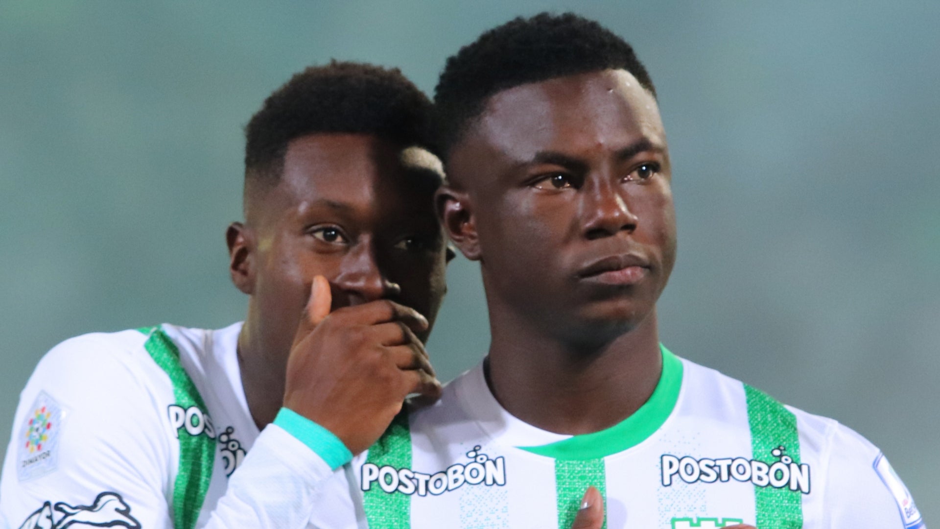 Marlos Moreno y Marino Hinestroza en Nacional - VizzorImage