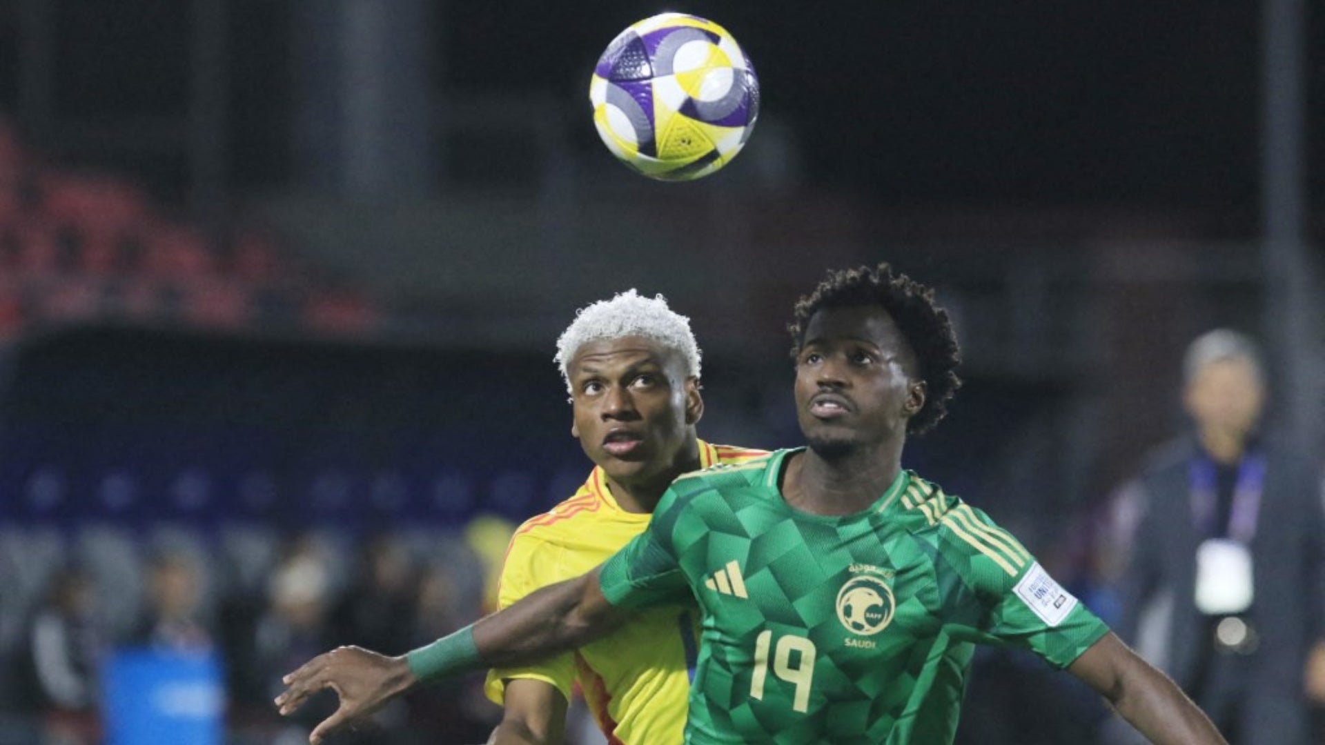 En Colombia 1-0 Arabia se pidió el uso del FVS para revisar el gol 'tricolor' - AFP