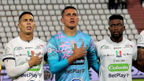 Joan Parra negó el gol de Pasto a Once Caldas - VizzorImage