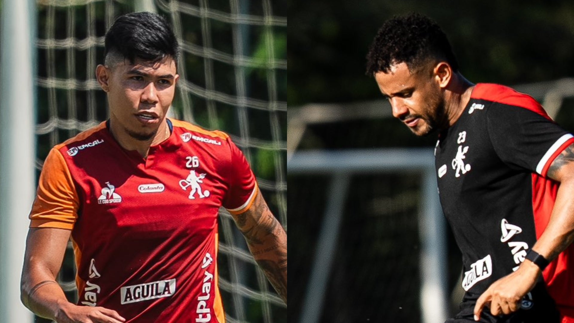 Nicolás Hernández y Andrés Tello en América - @AmericadeCali