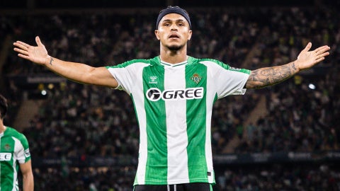El 'Cucho' Hernández consiguió una gran anotación con Betis