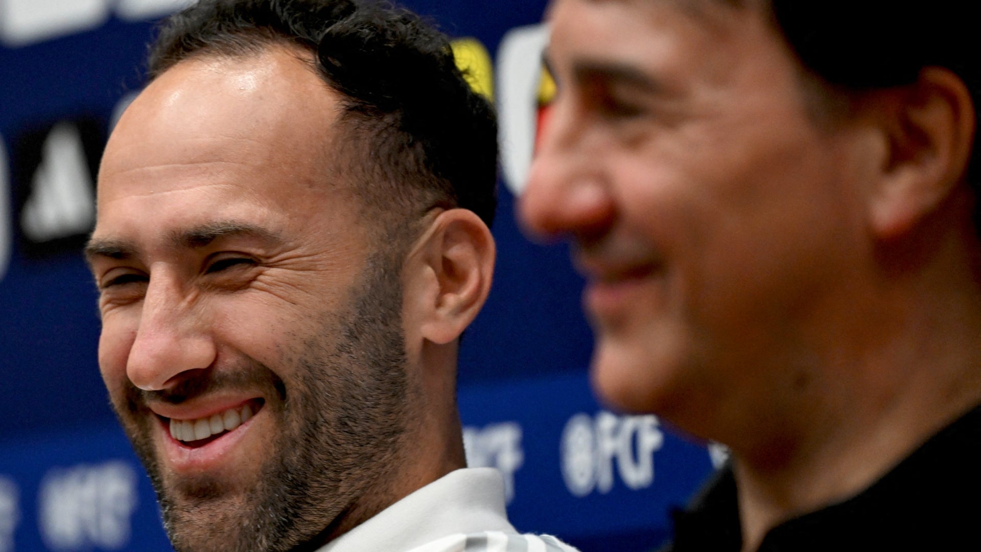 David Ospina y Néstor Lorenzo en selección Colombia - AFP