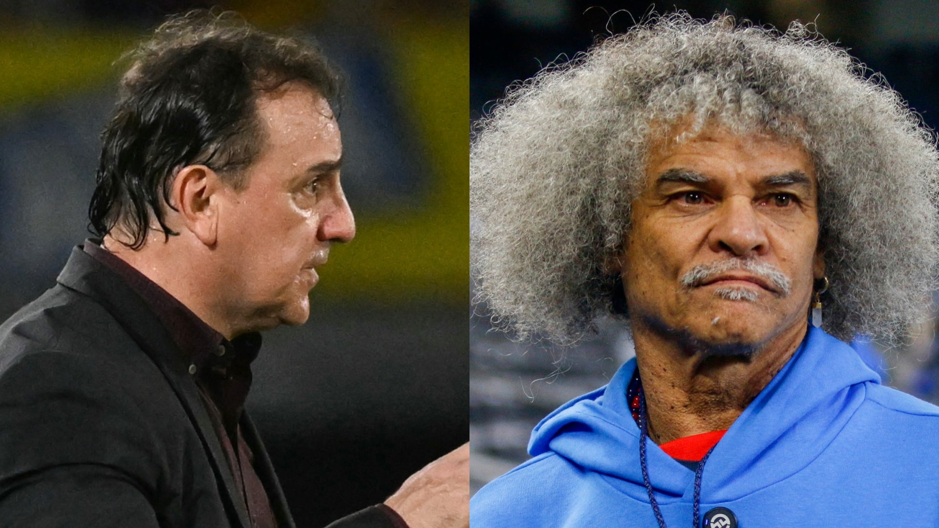 Nestor Lorenzo y Pibe Valderrama - AFP