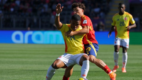 España pidió penal ante Colombia