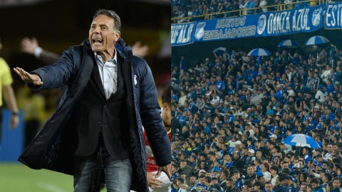 Hinchas de Millonarios homenajearon a Russo