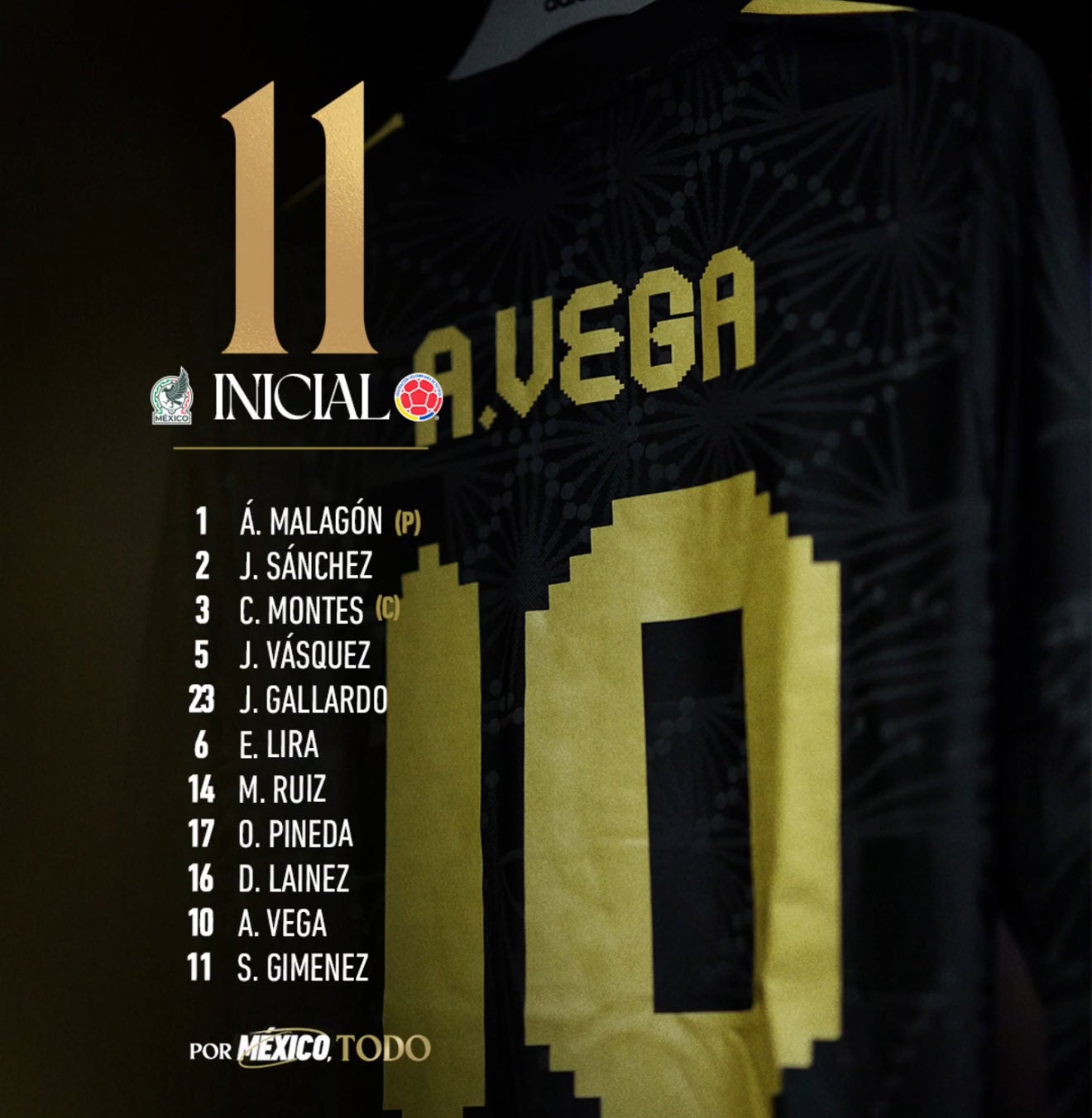 Alineación de México