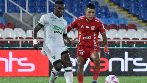 La Equidad se quedó con uno menos ante América