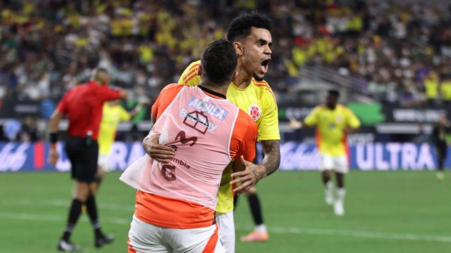 Luis Díaz marco golazo en Mexico vs Colombia - AFP