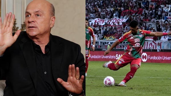Carlos Antonio Vélez se refirió al polémico penalti para Junior