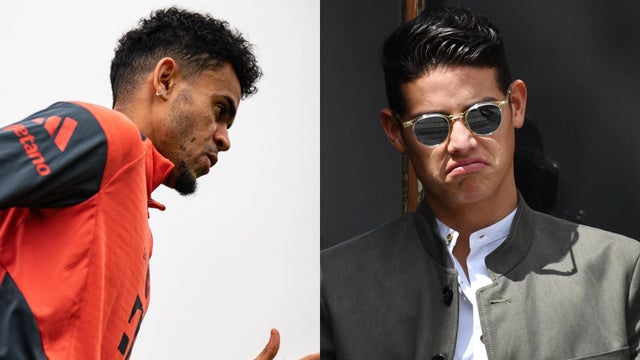 Luis Diaz y James Rodriguez - AFP